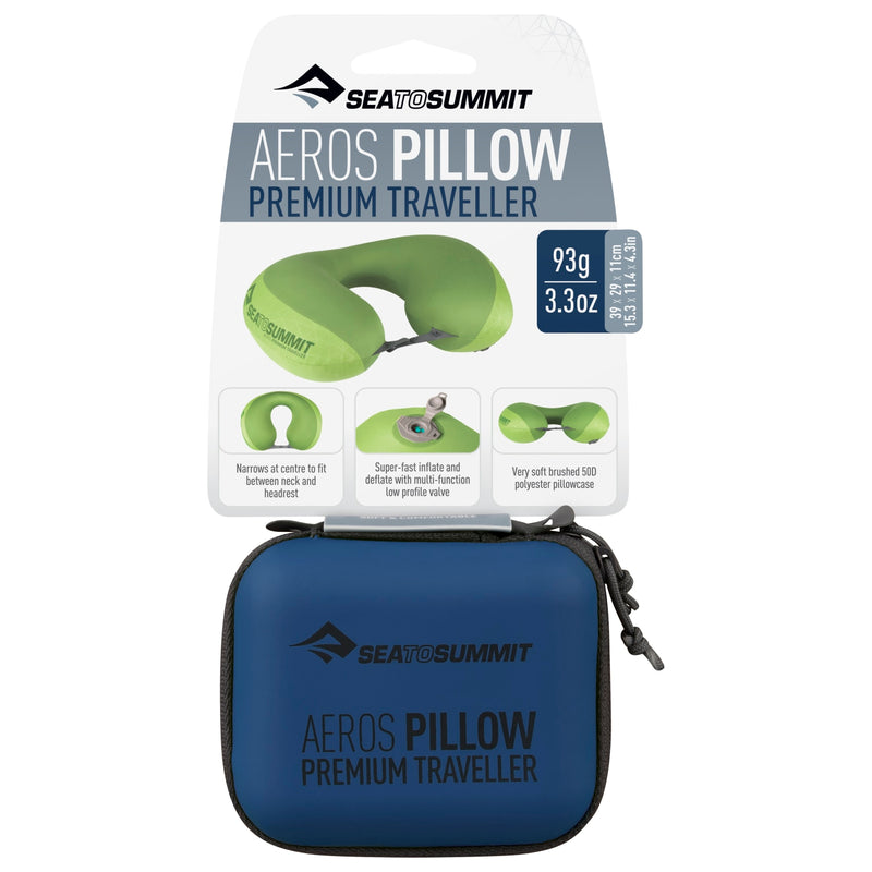Sea to Summit Aeros Premium Travel Pillow Lime