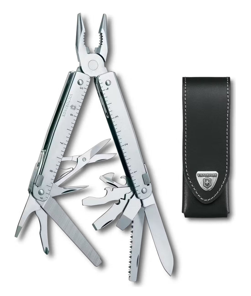 Victorinox Swisstool X With Leather Pouch