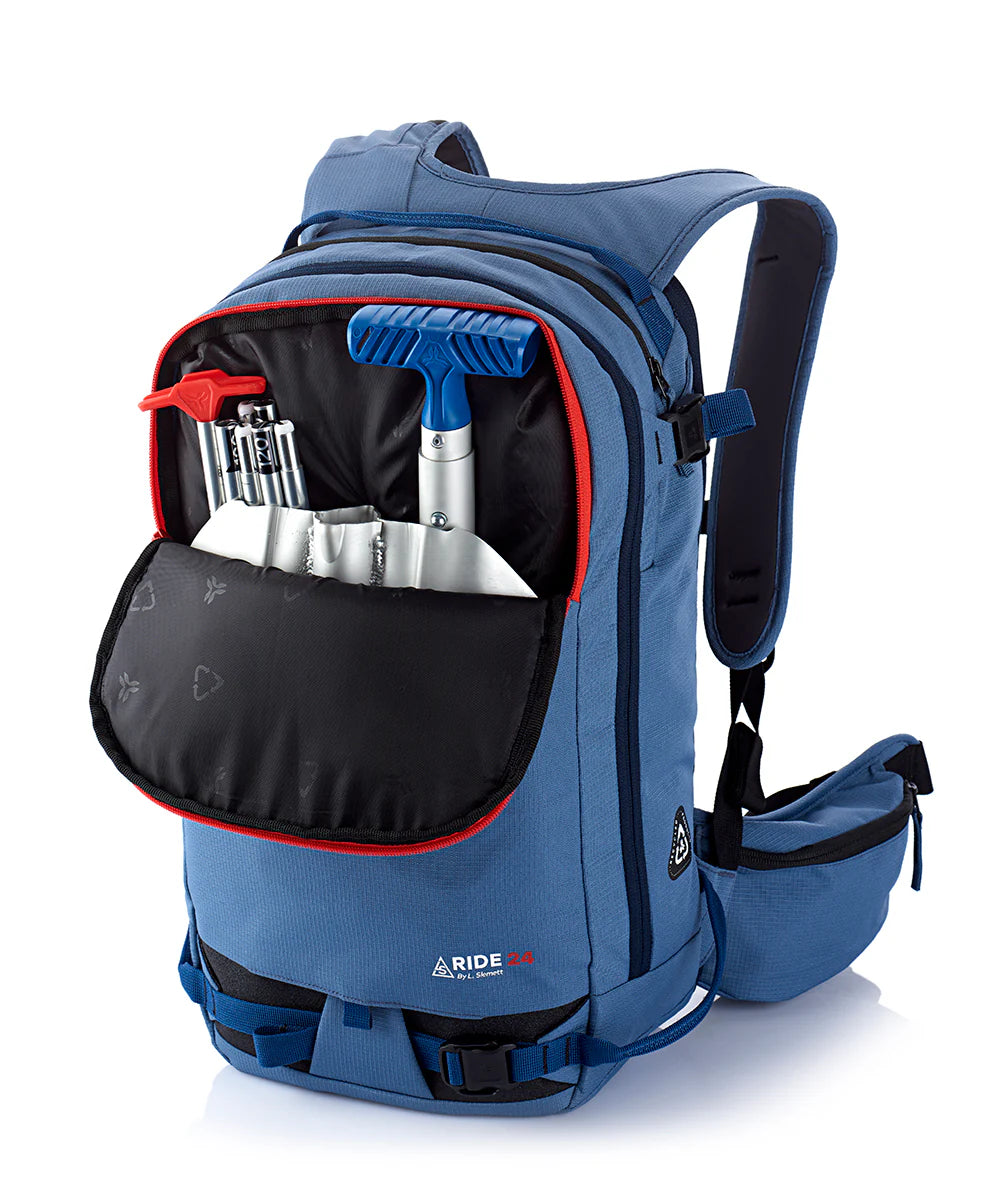 Arva Ride 24 Snowsports Backpack - Denim Blue - Gearshop NZ