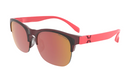Hilx Nomad Interloop Sunglasses - Shiny Crystal Red/Matte Solid Red w/ Red Mirror Polarized Lens | Gearshop NZ