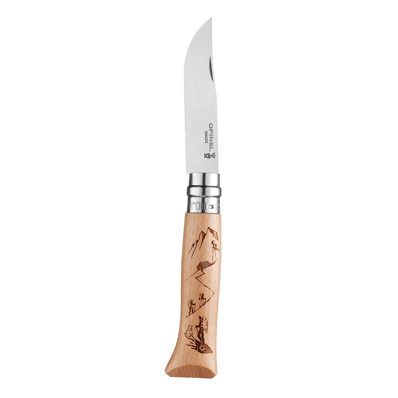 Opinel Limited Edition Knife Stainless Steel No 8 - Hiking