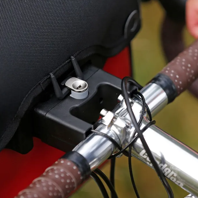 Ortlieb Handlebar Mounting Set + Lock