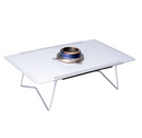 Evernew Aluminum Table w/ Stove Hole | Gearshop NZ