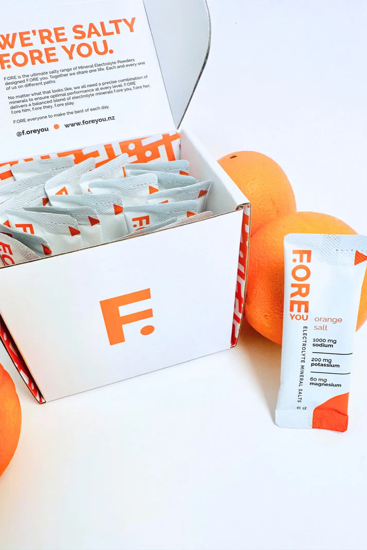 F.oreyou Electrolyte Recovery Drink - Orange Salt - 20x Sachet Box