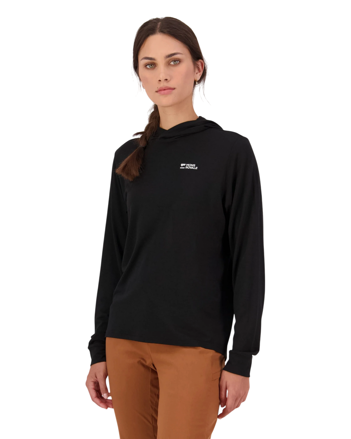 Mons Royale Women's Pivot Merino Long Sleeve Hoodie