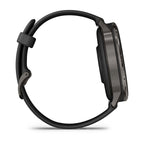 Garmin Venu 4 45mm - Slate with Black Silicone Band