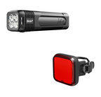 Knog Blinder 1000 Lumen + Blinder Square Rear Bike Light Set