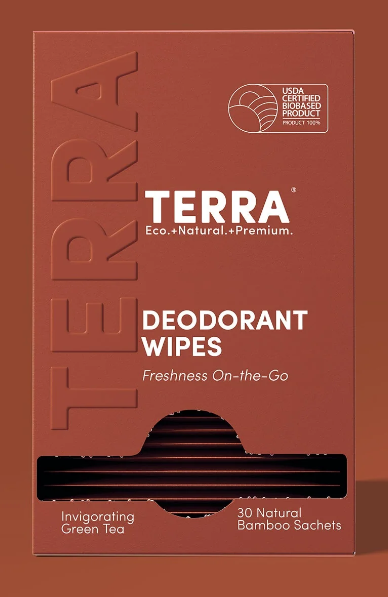 Terra Deodorant Wipes - 30x