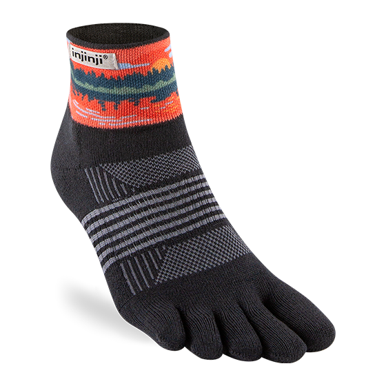 Injinji Artist Designed Womens Trail Mini-Crew