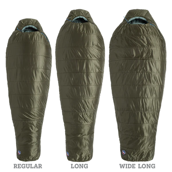 Big Agnes Anthracite 30 -1c Synthetic Fill Sleeping Bag