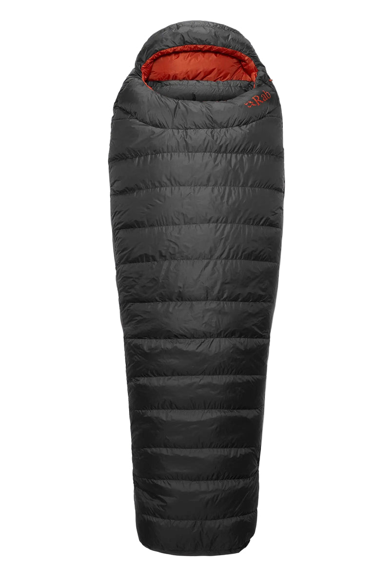 Rab Ascent 500 Down Sleeping Bag - Graphene- Regular LH