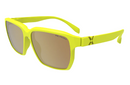 Hilx Nomad Rebel Sunglasses - Neon Yellow w/ Gold Mirror Polarized Lens | Gearshop NZ