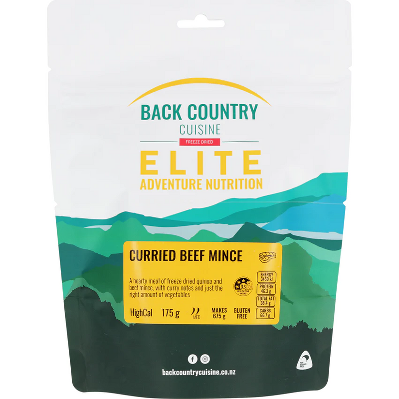 Back Country Cuisine Elite High Cal Curried Beef Mince Regular