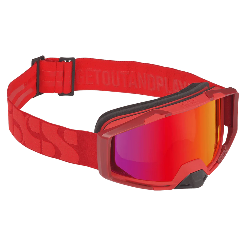 iXS GOGGLE TRIGGER RACING RED/MIRROR CRIMSON