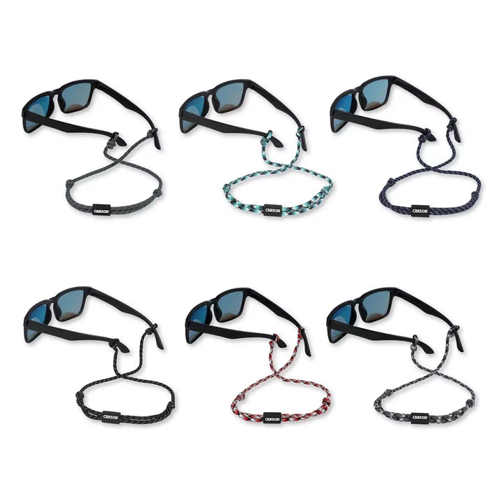 Carson Paracord Eyewear Retainers - Adjustable - Assorted Colours