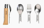 Opinel Picnic Plus Set With #8 Knife Fork & Spoon