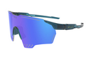 Hilx Kinetik Gladiator Sunglasses -Large - Dark Green w/ Blue Mirror Lens | Gearshop NZ