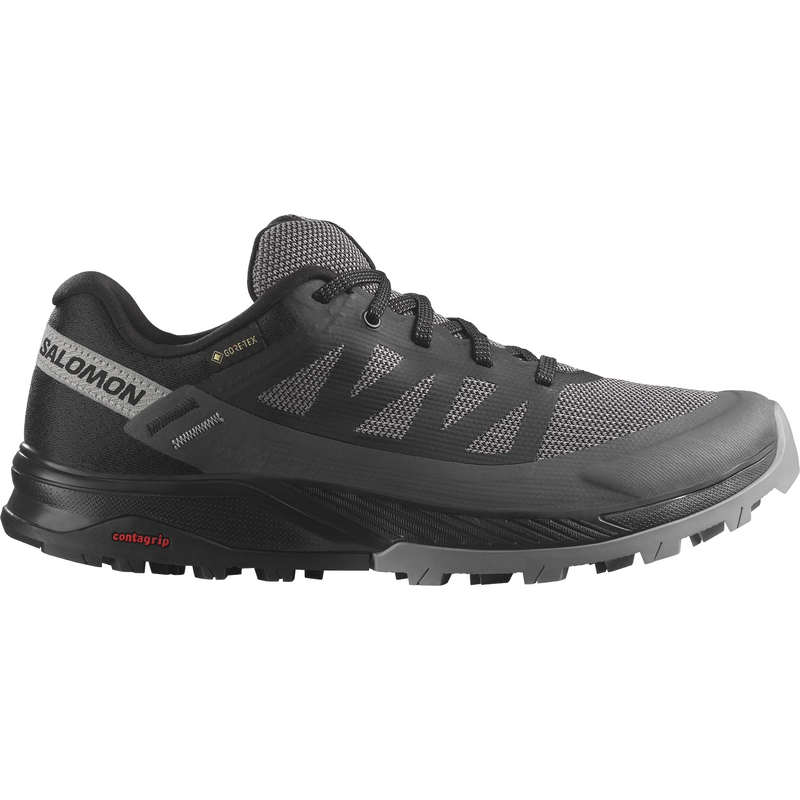 Salomon Women's Outrise GTX Hiking Shoes - Black/Magnet/Gull UK 6