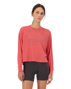 Mons Royale Women's Zephyr Merino Tencel Boxy Long Sleeve Top