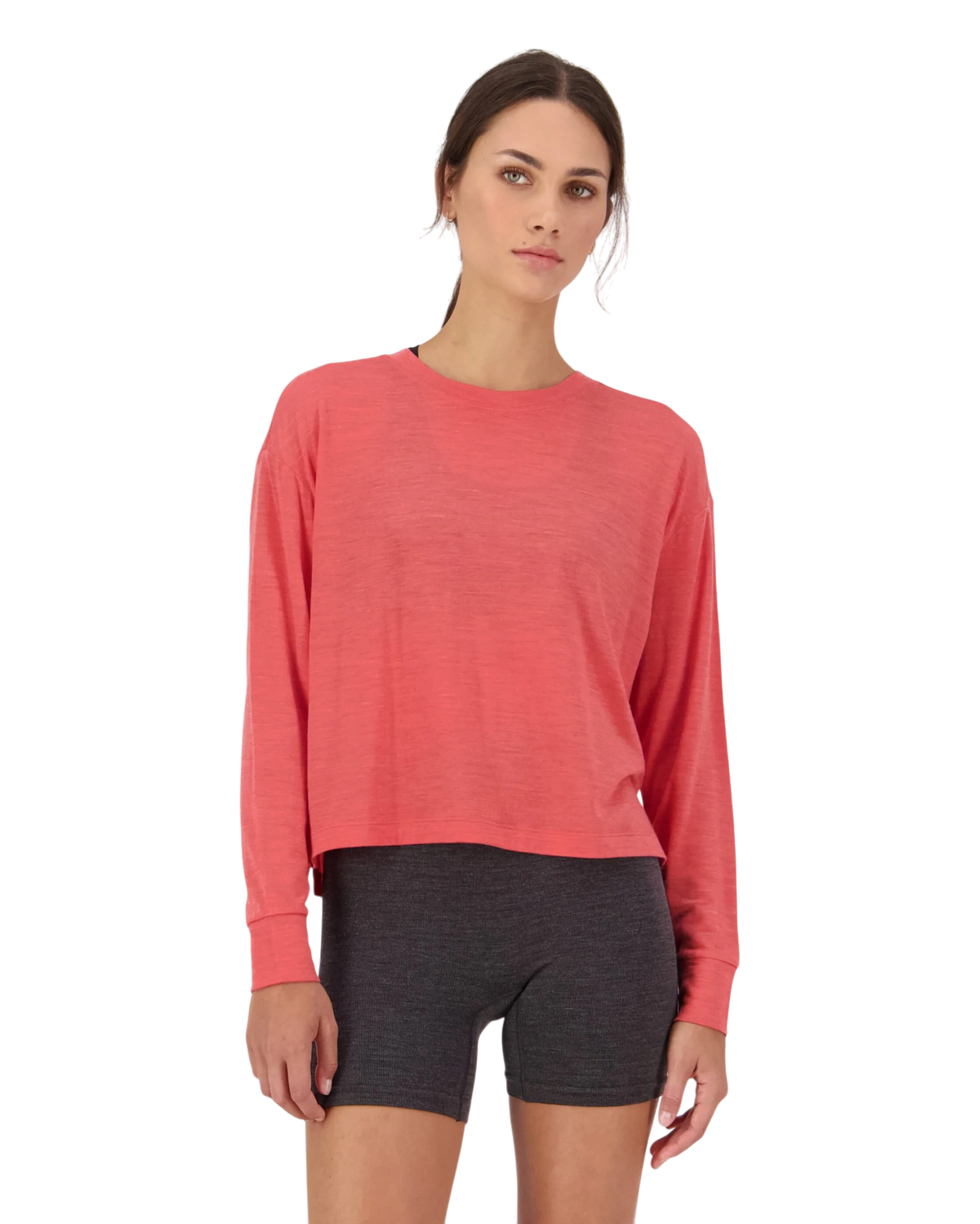 Mons Royale Women's Zephyr Merino Tencel Boxy Long Sleeve Top