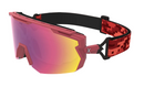 Hilx Kinetik Samurai Sunglasses - Matte Red w/ Red Polarized Lens | Gearshop NZ