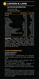 Kinetrix Energy Gel - Lemon & Lime 50g