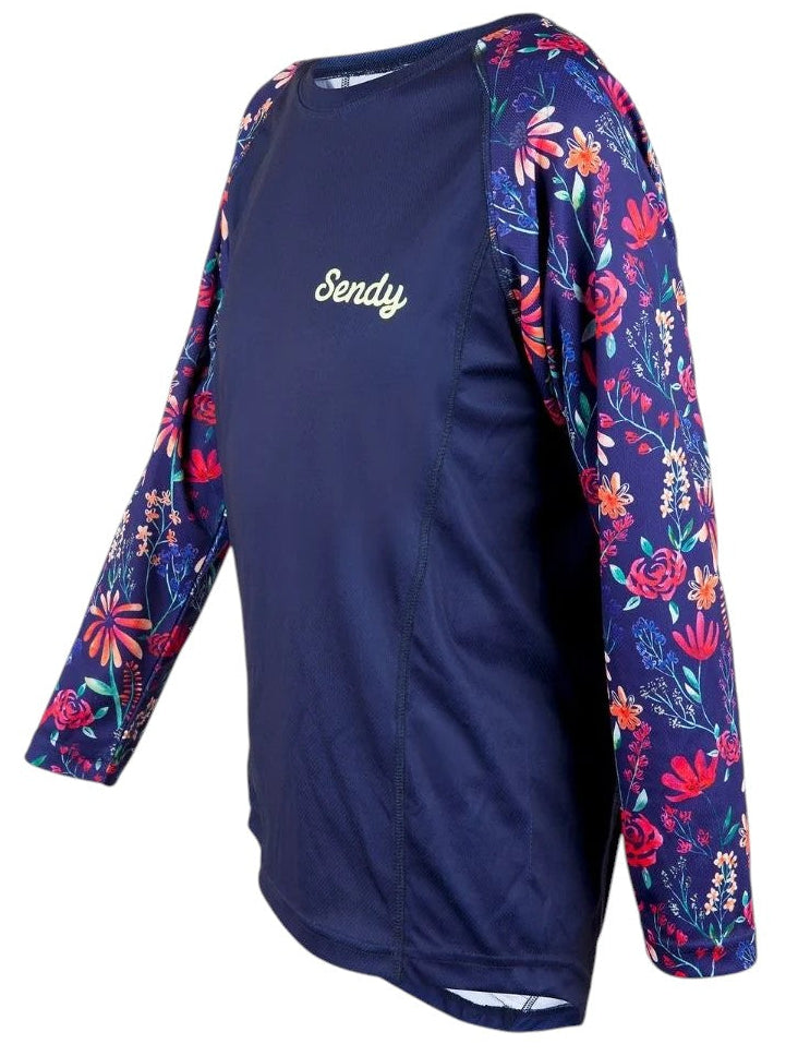 Sendy Youth Long Sleeve Bike Jersey