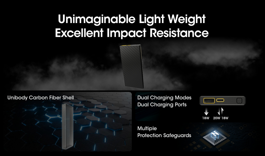 Nitecore Carbo 10,000 Waterproof Portable Power Bank
