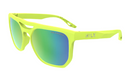 Hilx Trident Carnage Sunglasses - Neon Yellow w/ Green Polarized Lens | Gearshop NZ