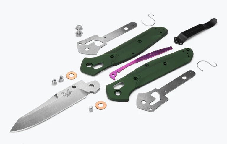 Benchmade 940 Osborne - Green Aluminium