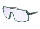 Hilx Inferno Kinetik Sunglasses - Shiny Green w/ Photochromic Purple Lens | Gearshop NZ