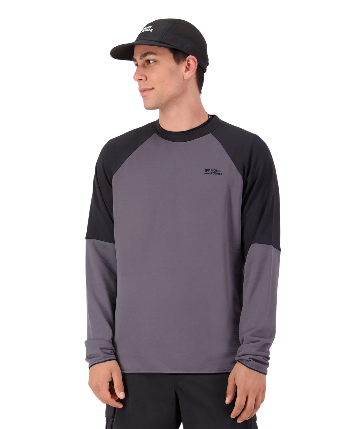 Mons Royale Men's Quad Merino Fleece Pullover Top