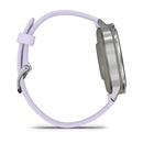 Garmin Venu 4 41mm - Silver with Periwinkle Silicone Band