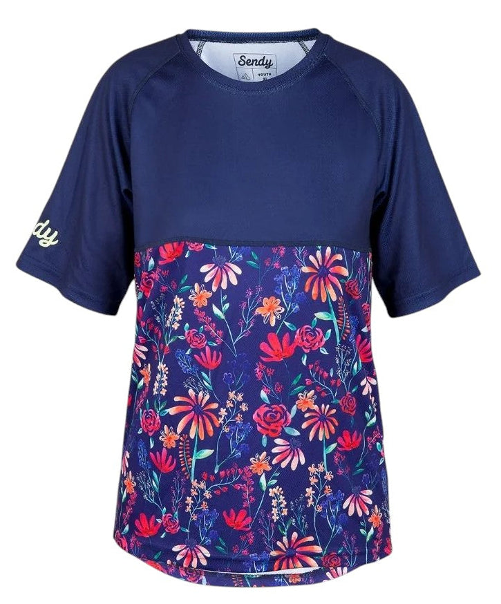 Sendy Youth Short Sleeve Bike Jersey