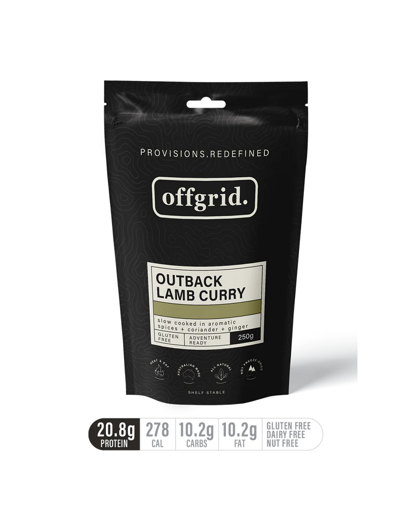 Offgrid Heat & Eat Meal - Lamb Curry 250g