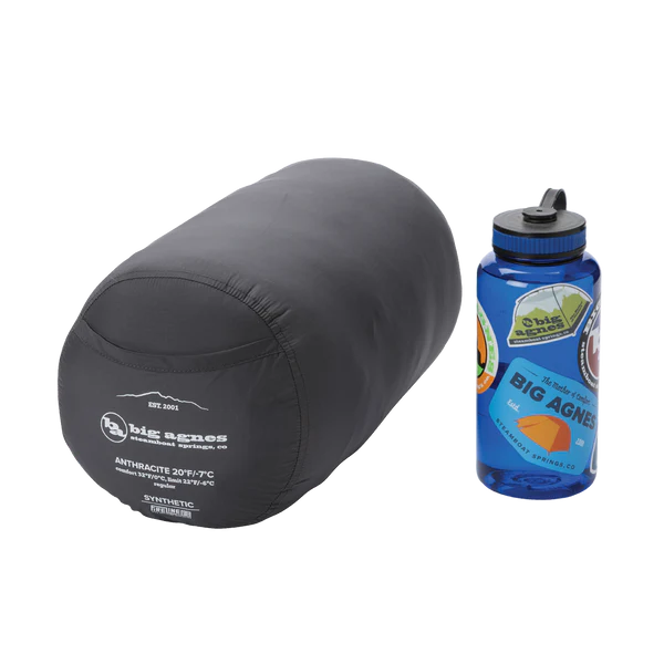 Big Agnes Anthracite 20 -7c Synthetic Fill Sleeping Bag