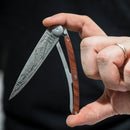 Deejo Tattoo 37g Knife with Coral Wood Handle, Mountain