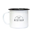 Restrap Enamel Mug 20oz - White
