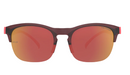 Hilx Nomad Interloop Sunglasses - Shiny Crystal Red/Matte Solid Red w/ Red Mirror Polarized Lens | Gearshop NZ