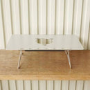 Evernew Aluminum Table w/ Stove Hole | Gearshop NZ