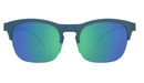 Hilx Nomad Interloop Sunglasses - Shiny Green w/ Green Mirror Polarized Lens | Gearshop NZ