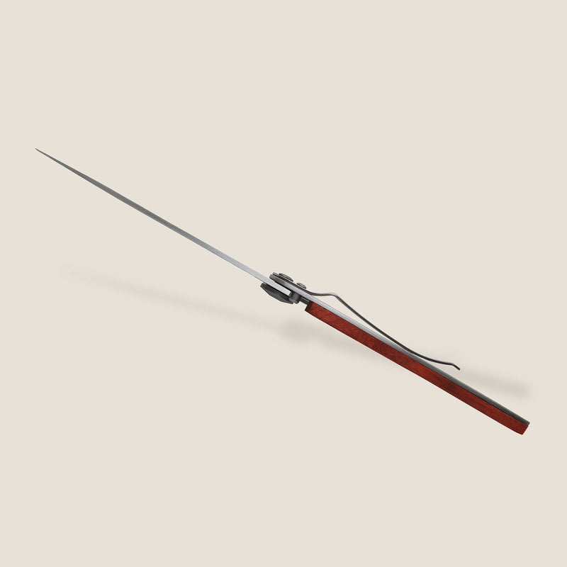 Deejo Tattoo 37g Knife with Coral Wood Handle, Mountain
