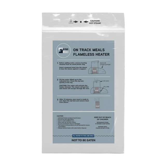On Track Meals - Flameless Heater Bags x5