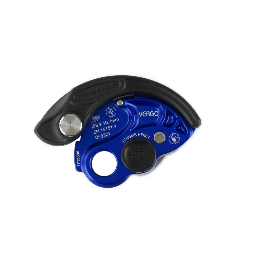 Trango Vergo & React Screwlock Belay Device - Blue