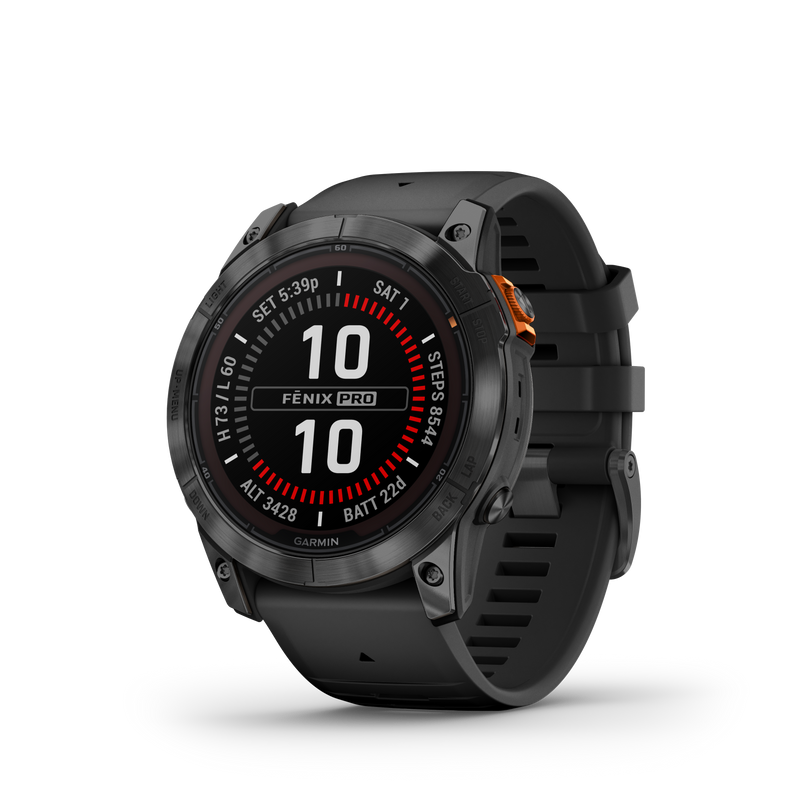 Garmin Fēnix® 7x Pro – Solar Edition Slate Grey with Black Band