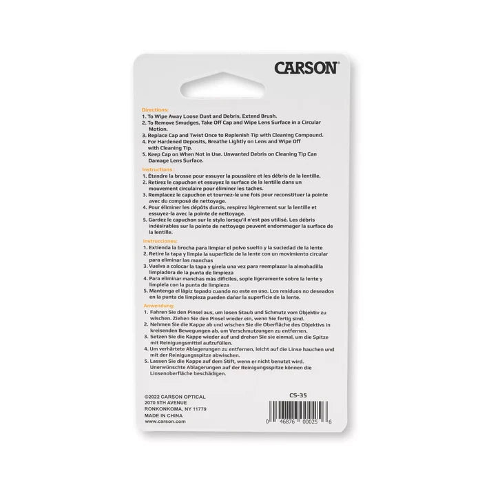 Carson C6 Compact Lens Cleaner