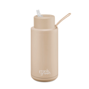 Frank Green Ceramic 34oz/1L Reusable Bottle with Straw
