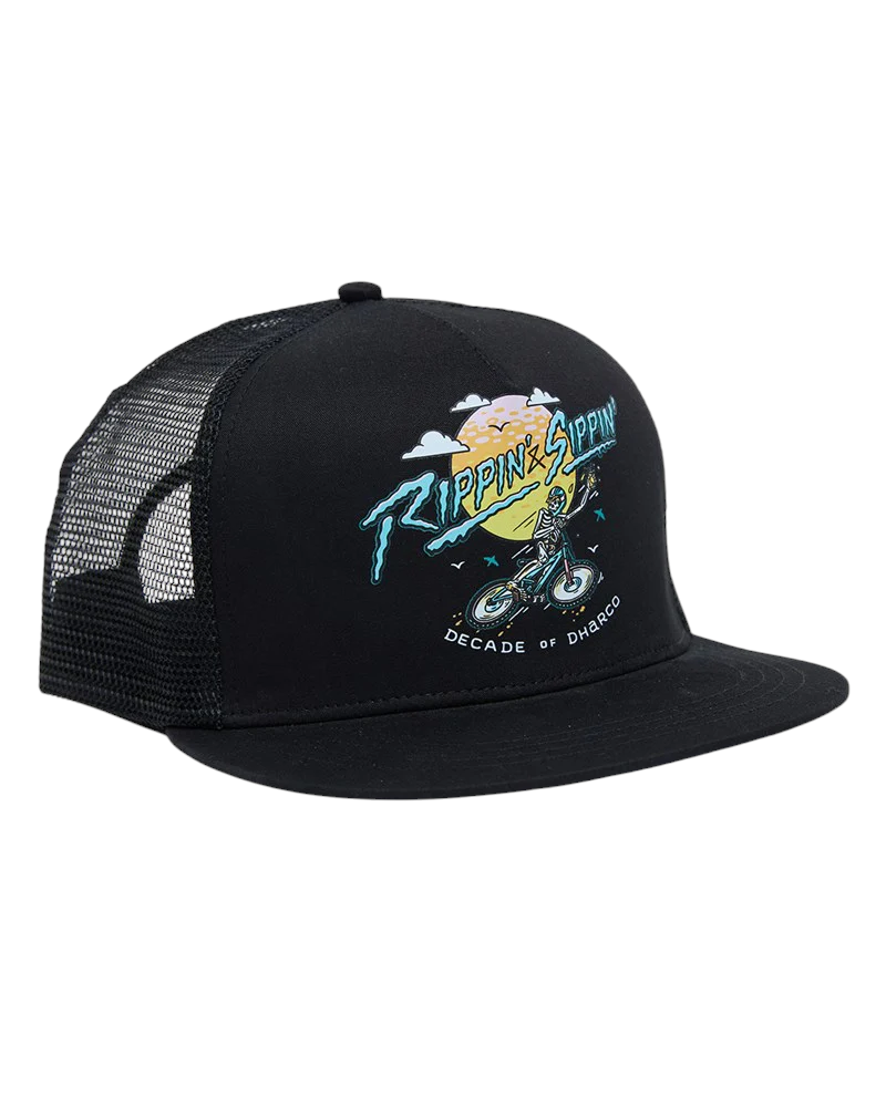 Dharco Flat Brim Trucker Hat