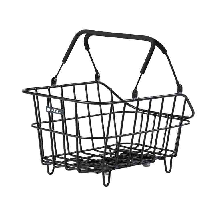 Basil Centro Aluminium Wire MIK Bike Basket (inc MIK Adaptor Plate)