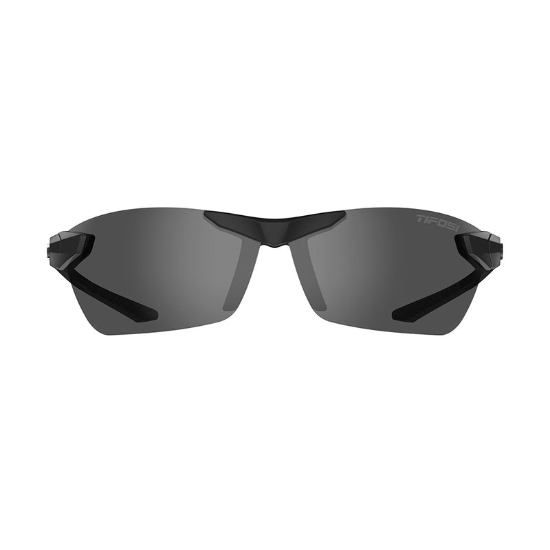 Tifosi Seek 2.0 Sunglasses Blackout with Smoke No Mirror Lens